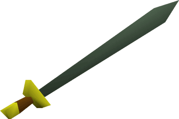 Old School Runescape - Collectible Sword Png