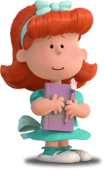Turma Do Charlie Brown Png 8 Image - Peanuts Movie The Red Haired Girl