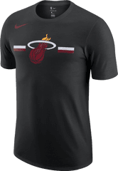 Miami Heat Short Sleeve Logo Stripe Tee - Polo Del Sevilla Fc Png