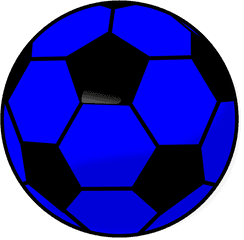 Png Soccer Ball Blue Clip Art - Soccer Ball