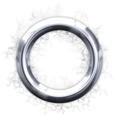 Cracked Texture - Circulo De Metal Png Png Download Silver Circle Logo Png