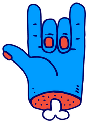 Rock Zombie Hand - Manito De Rock Png