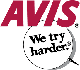 Logo - Avis We Try Harder Png