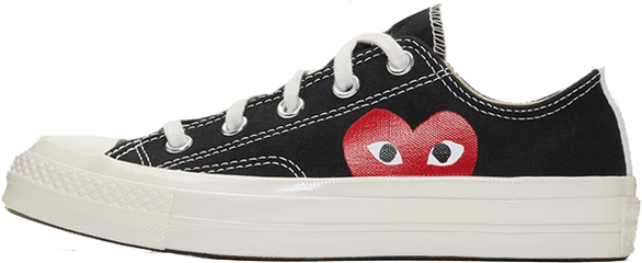 Converse Chuck 70 Trainer Releases - Comme Des Garcons Converse Black Low Png