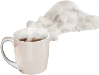 Cup Steam Tea Coffee Freetoedit - Coffee Cup Png