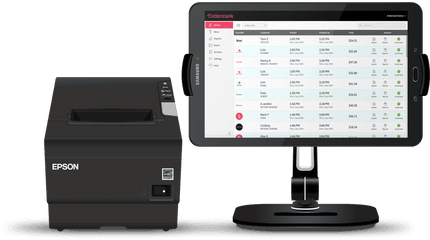 Ordermark And Uber Eats Partner For Third - Party Restaurant Doordash Tablet And Printer Png