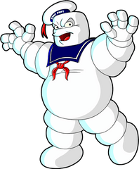 Ghostbusters Marshmallow Man Clipart - Cartoon Stay Puft Marshmallow Man Png