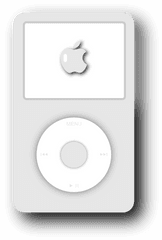 Video Ipod White Icon 2d Sets Ninja - Ipod Png