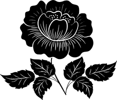 Flowers Silhouette Free Transparent Image HQ - Free PNG