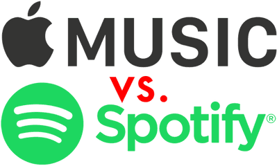 Apple Music Vs - Spotify Vs Apple Music Png