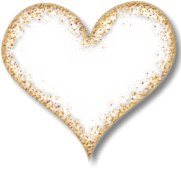 Heart Sugar Cookie Psd Official Psds - Transparent Background Glitter Gold Heart Png