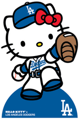 4 Kaehcee Rt Dodgers - Dodger Hello Kitty Transparent Hello Kitty Los Angeles Png