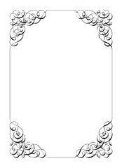 Wedding Invitation Border File - Free PNG