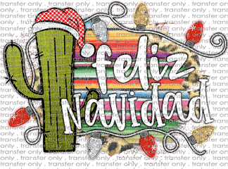 Siser Chr 322 Feliz Navidad Cactus - Illustration Png