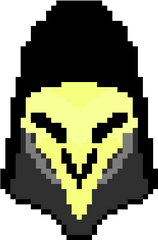 Reaper Overwatch Head Pixel Art Maker - India Gate Png