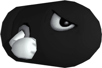 Super Mario Bros - Bullet Bill Mario 64 Png