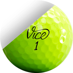 Green Golf Ball Png - Vice Golf