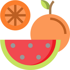 Organic Vegan Healthy Watermelon - Fruit Icon Png Free