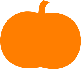 Solid Pumpkin Clipart Png Image - Clipart Orange Pumpkin