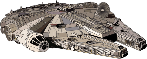 Download Star Wars Png - Millennium Falcon Clip Art