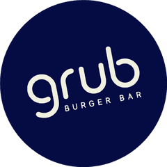 Grub Burger Bar Logo Png Transparent - Circle