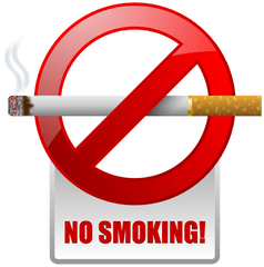 Red No Smoking Warning Sign Png Clipart - Warren Street Tube Station