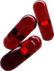 Red Pills Psd Official Psds - Pills Png