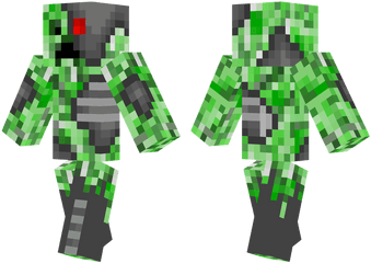 Creeper Cyborg - Creeper Minecraft Png