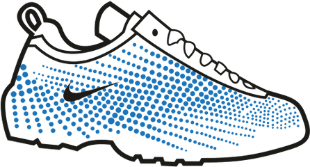 Nike Branded Shoes Svg Fashion Company - Round Toe Png