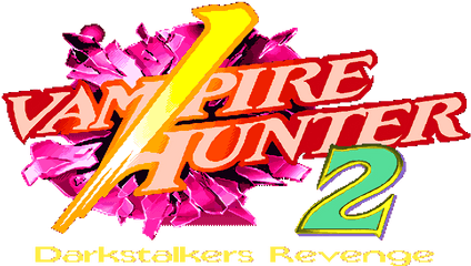 Logo For Vampire Hunter 2 - Vampire Hunter 2 Darkstalkers Revenge Logo Png