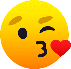 Emoji Kissing Face Kiss - Emoji Png
