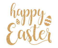 Logo Easter Word Happy Free Clipart HD - Free PNG