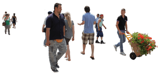 Download Group People Walking Png - Group Png Photoshop People