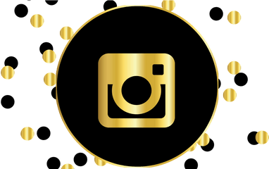 Guide For What To Post - Black Gold Instagram Icon Png