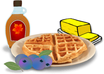 Waffles Png - Belgian Waffle