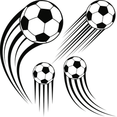 Football Ball Drawing - Soccer Ball In Motion Png