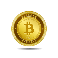 Platinum Gold Shutterstock Bitcoin Design Medal - Free PNG