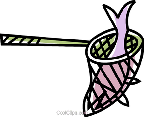 Net Fishing Clipart - Cartoon Fish In Net Png