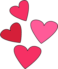 Hearts Clip Art Valentine Week 6 - Valentine Hearts Clip Art Png