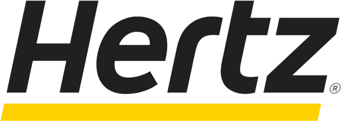 Hertz - Hertz Car Rental Logo Png