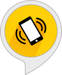 Amazoncom Find My Phone Alexa Skills - Yellow Find My Iphone Logo Png