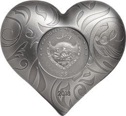 Silver Heart Png