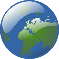 Free Earth Clipart Transparent - Globe With No Background Png