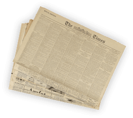 Authentic 1929 Newspapers - Times Newspaper 1950 Png