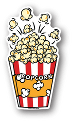 Transparent Popcorn Background Clipart - Popcorn Logo Clip Art Png