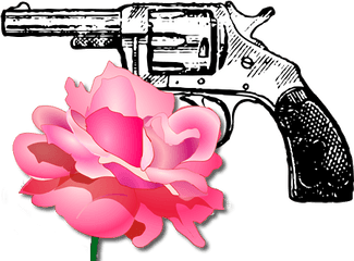 Filegun And Rosepng - Wikimedia Commons Gun And Rose Png