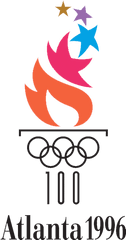 45 Olympic Logos And Symbols From 1924 To 2022 - Colorlib Olympic Games Of 1996 Png