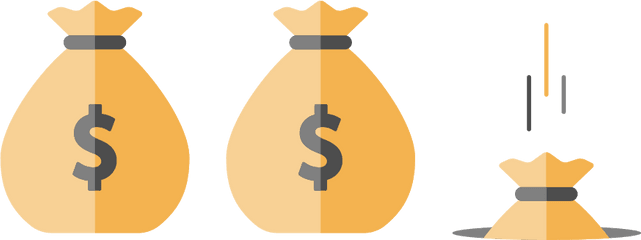 Download Money Bags Web - Illustration Png