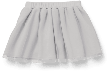 Girl Tulle Skirt - Grey Skirt Png