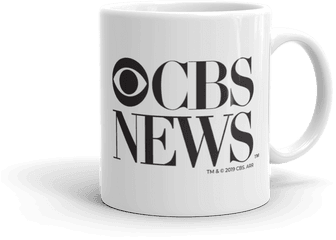 Cbs News Vintage Logo White Mug - Get Well Soon Appendix Png